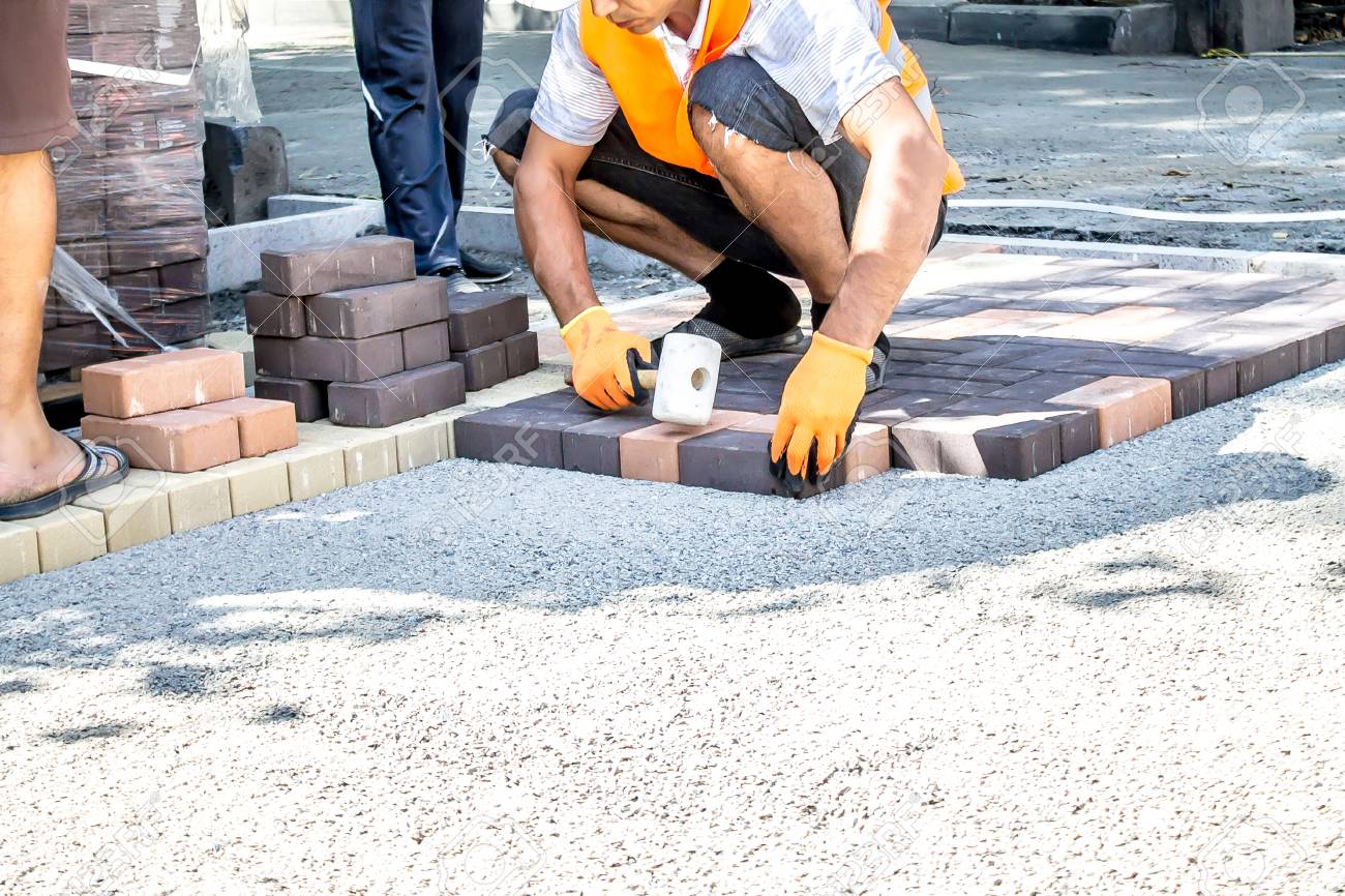 Pflasterarbeiten